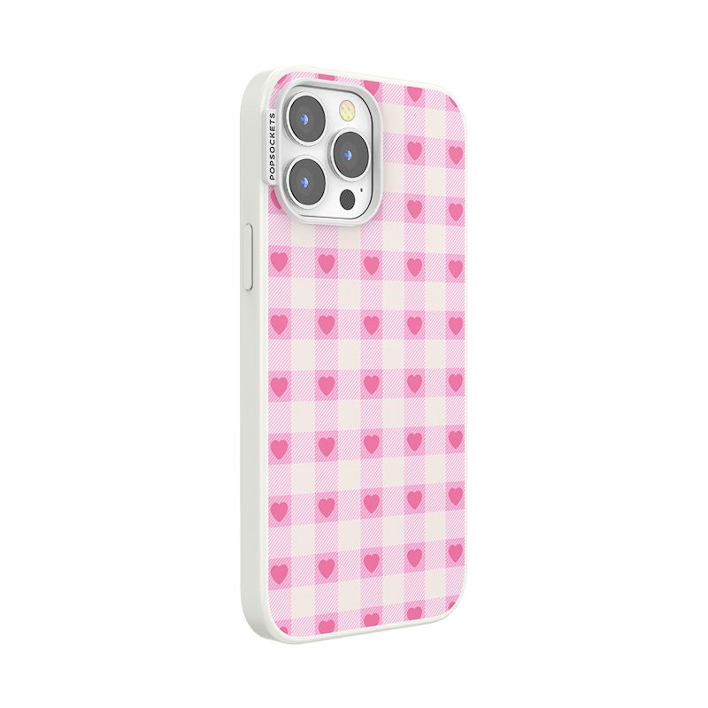 Blush Gingham &mdash; iPhone 13 Pro Max MagSafe Case image number 1