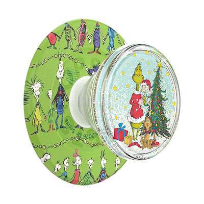 Tidepool Grinch Snow Globe &mdash; MagSafe PopGrip
