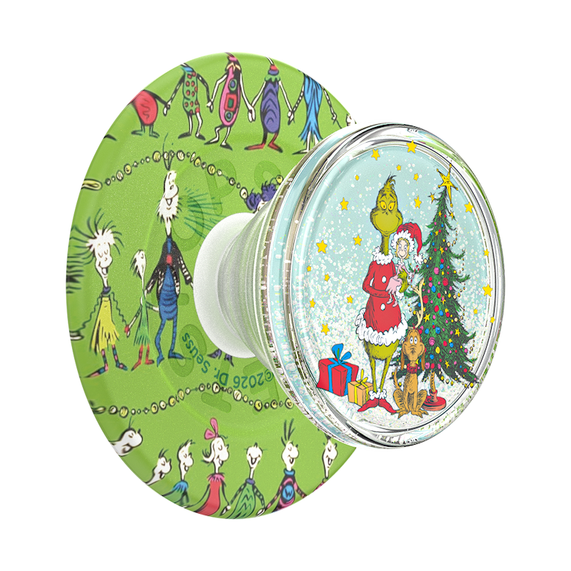 Tidepool Grinch Snow Globe &mdash; MagSafe PopGrip image number 0