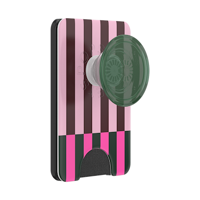 Pop of Pink Stripe &mdash; MagSafe PopWallet+