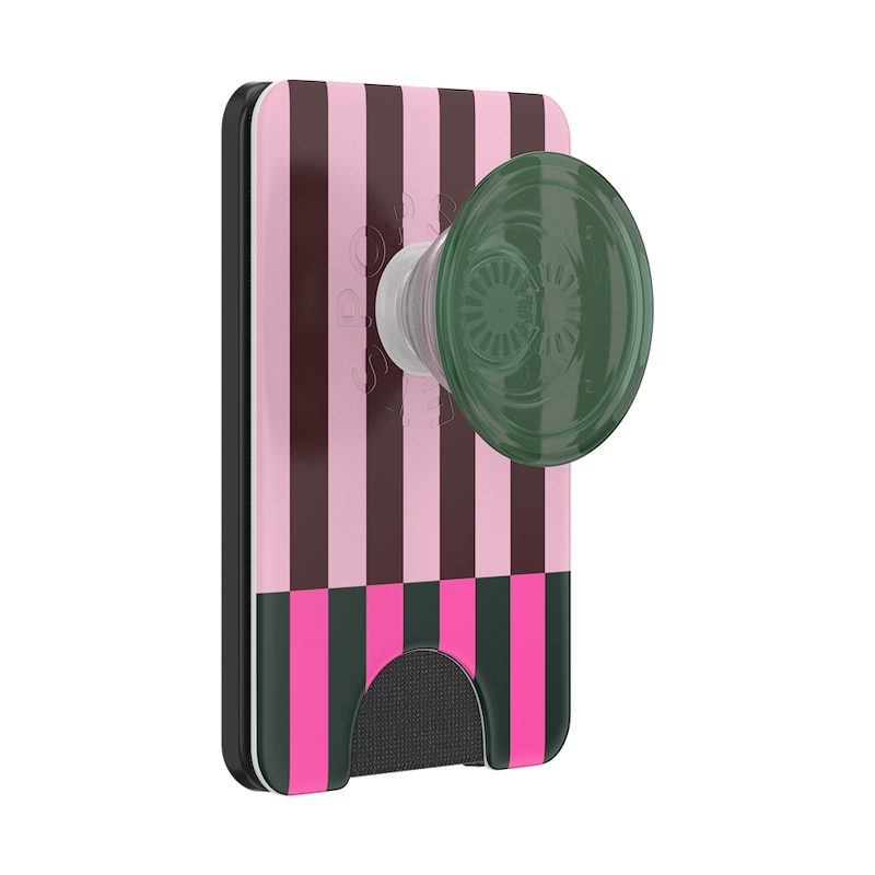 Pop of Pink Stripe &mdash; MagSafe PopWallet+ image number 0