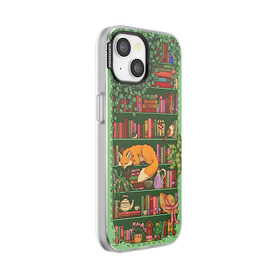 Secondary image for hover Storied Shelves Green &mdash; iPhone 15 MagSafe Case