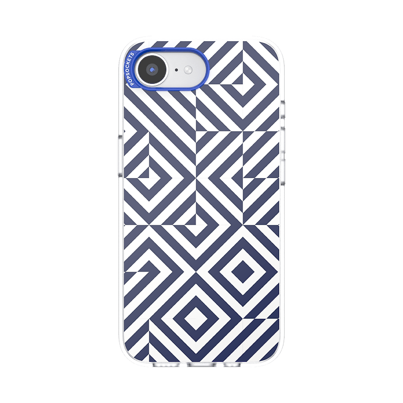 Tiled Navy — iPhone 16E MagSafe Case image number 0
