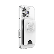 White &mdash; MagSafe Kick-Out PopWallet+ & Stand image number 3