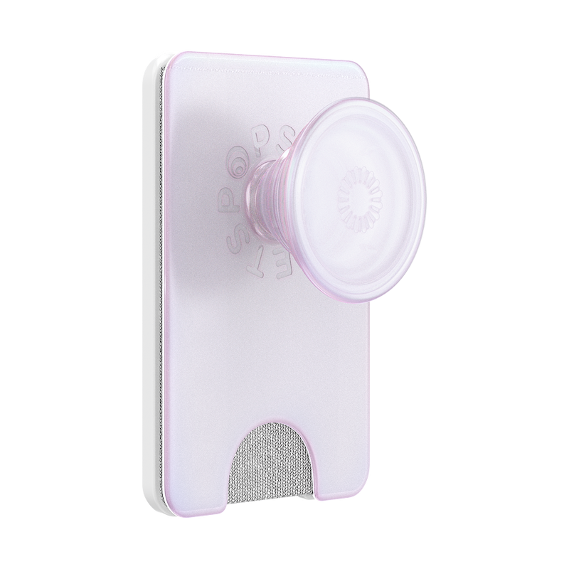 Opalescent White &mdash; MagSafe Kick-Out PopWallet+ & Stand image number 0
