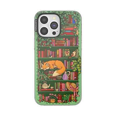 Storied Shelves Green &mdash; iPhone 14 Pro Max MagSafe Case