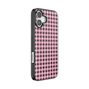 Black Cherry Gingham &mdash; iPhone 16 Plus MagSafe Case image number 2