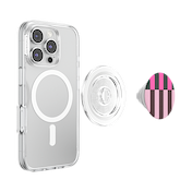 Pop of Pink Stripe &mdash; MagSafe PopGrip image number 5