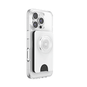 White &mdash; MagSafe Kick-Out PopWallet+ & Stand image number 2