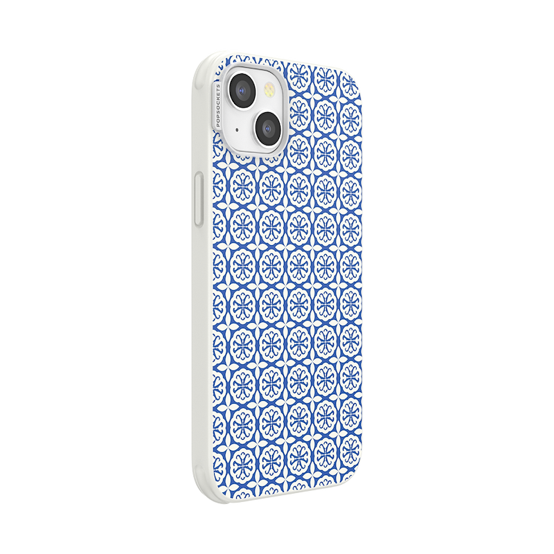 Navy Mosaic &mdash; iPhone 14 Plus MagSafe Case image number 1