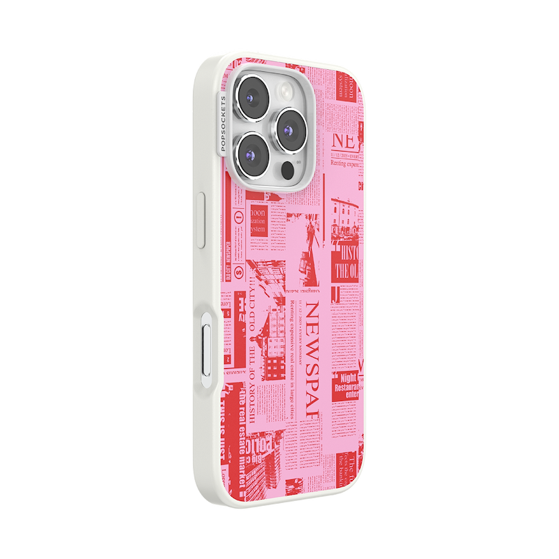 Hot off the Press Pink &mdash; iPhone 16 Pro MagSafe Case image number 1