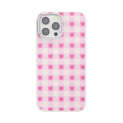 Blush Gingham &mdash; iPhone 13 Pro Max MagSafe Case