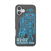 R2 D2 Spec &mdash; iPhone 16 Plus MagSafe Case image number 1