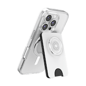 White &mdash; MagSafe Kick-Out PopWallet+ & Stand image number 1