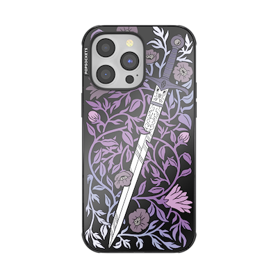 Mirror Thorny Blade Lavender &mdash; iPhone 14 Pro Max MagSafe Case