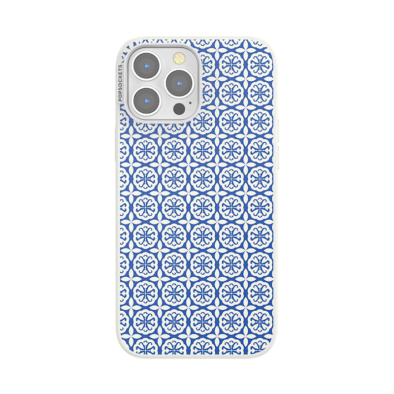 Navy Mosaic &mdash; iPhone 13 Pro Max MagSafe Case image number 0