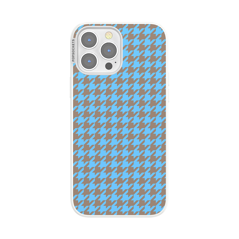 Houndstooth Bleige &mdash; iPhone 13 Pro Max MagSafe Case image number 0