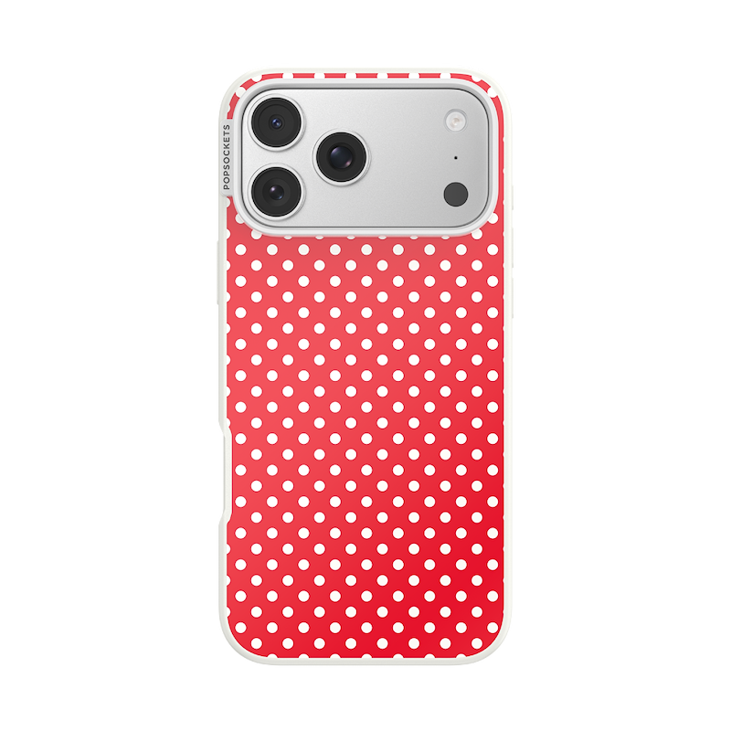 Cherry Red Polka Dot &mdash; iPhone 17 Pro Max MagSafe Case image number 0