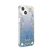 Boho Wildflowers Blue &mdash; iPhone 13 MagSafe Case image number 2