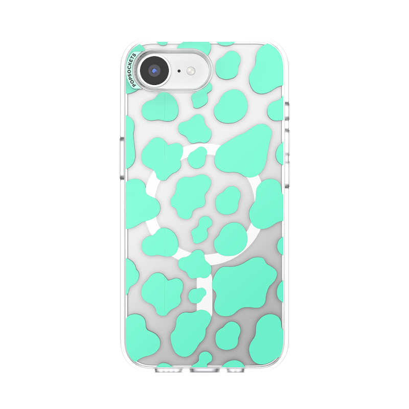 Turquoise Cow Cow &mdash; iPhone 17e/16e MagSafe Case image number 0