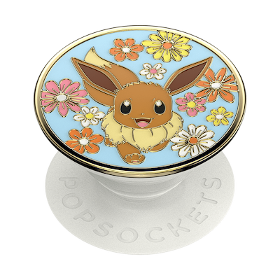 Floral Eevee Enamel — Adhesive PopGrip
