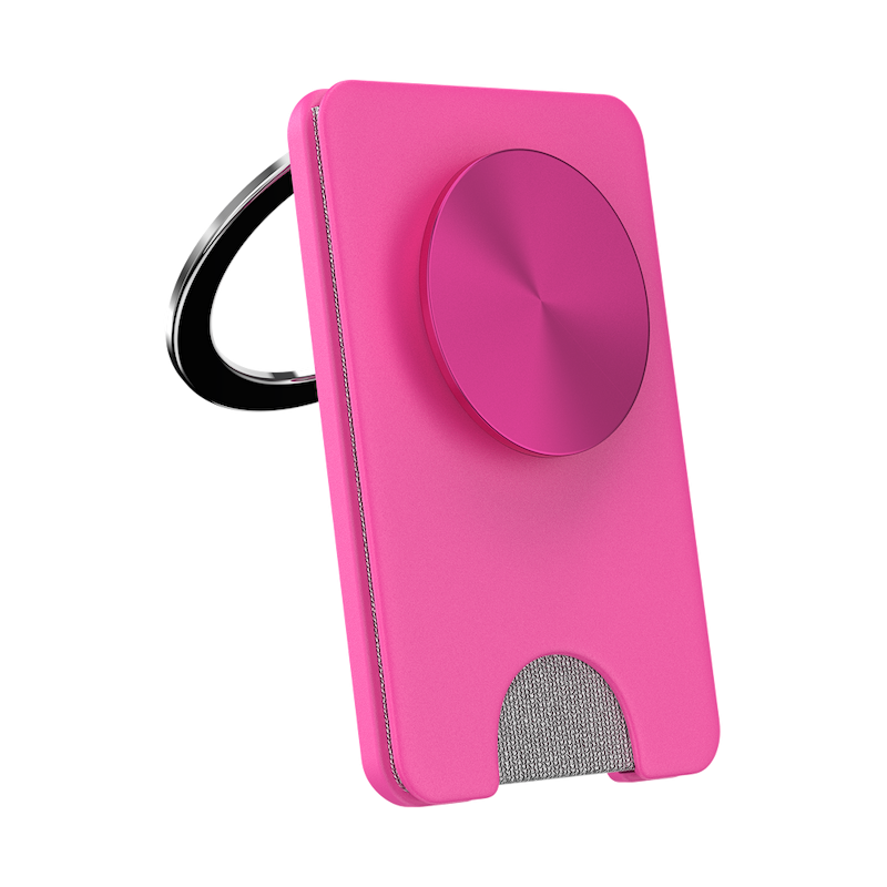 Fuchsia Radial &mdash; MagSafe Kick-Out PopWallet+ & Stand image number 12