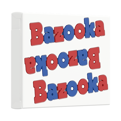 PopOut Bazooka Gum &mdash; PopTop