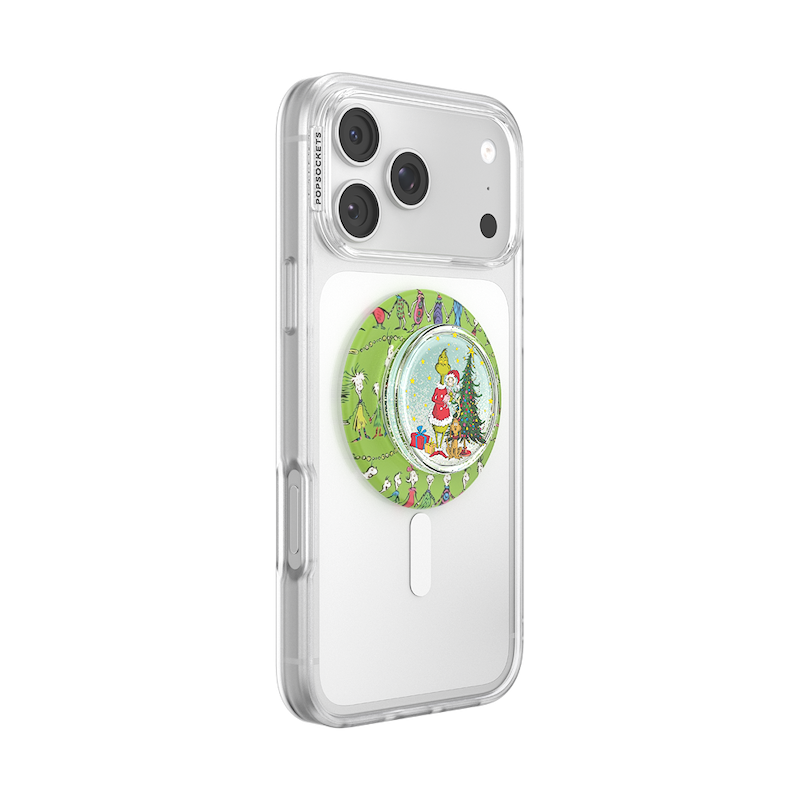 Tidepool Grinch Snow Globe &mdash; MagSafe PopGrip image number 9