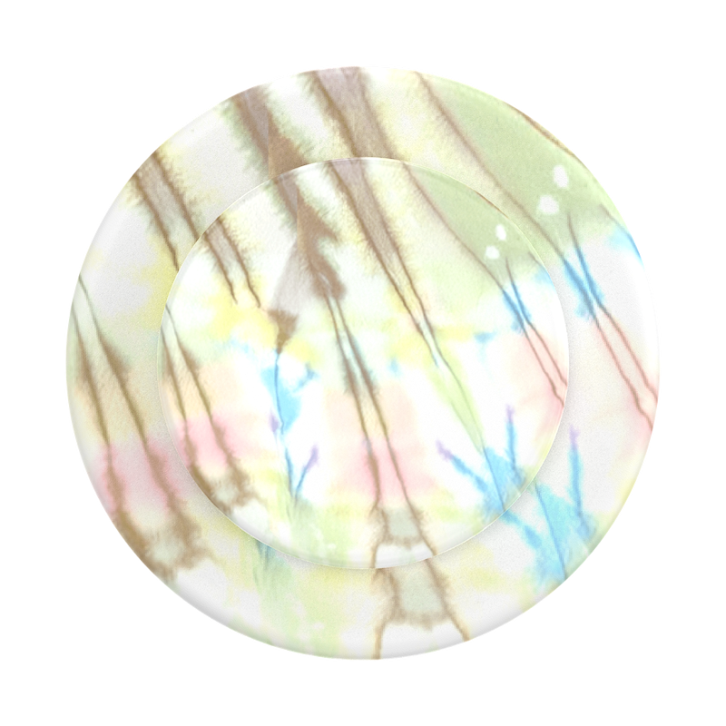 Coastal Tie-Dye Green &mdash; MagSafe PopGrip image number 1