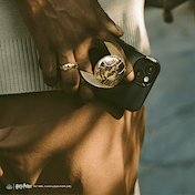 Puffy Enamel Golden Snitch &mdash; Adhesive PopGrip image number 4