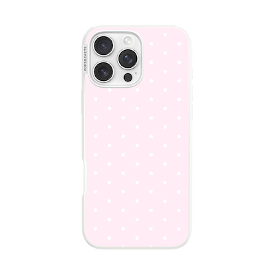 Blush Pink PolkaDot &mdash; iPhone 16 Pro Max MagSafe Case