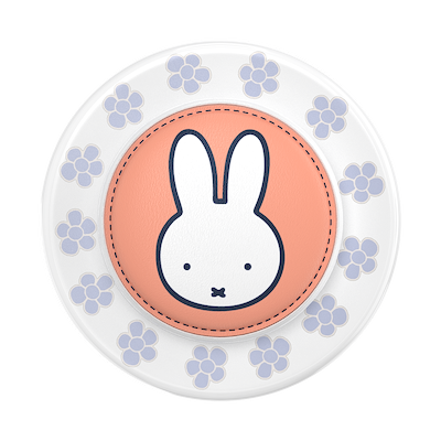 Secondary image for hover Peach Stitched Miffy &mdash; MagSafe PopGrip