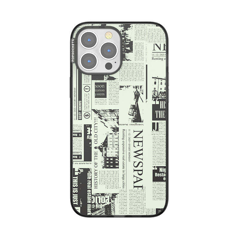 Hot off the Press Black &mdash; iPhone 13 Pro Max MagSafe Case image number 0