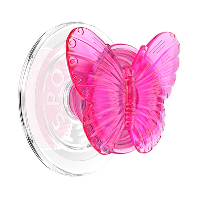 Molded Butterfly Magenta — MagSafe PopGrip