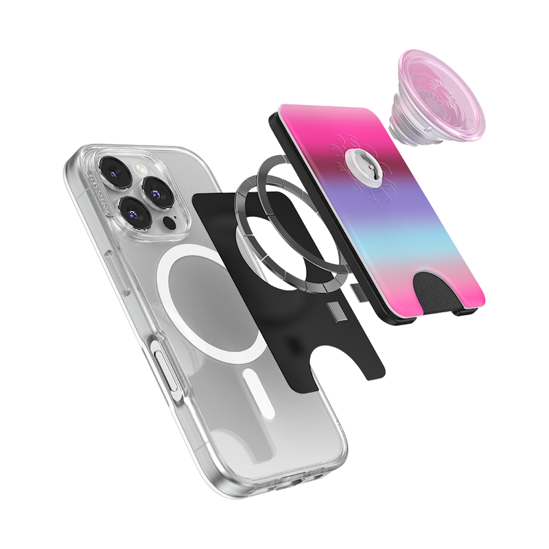 Pink Ombre Tide &mdash; MagSafe PopWallet+ image number 9