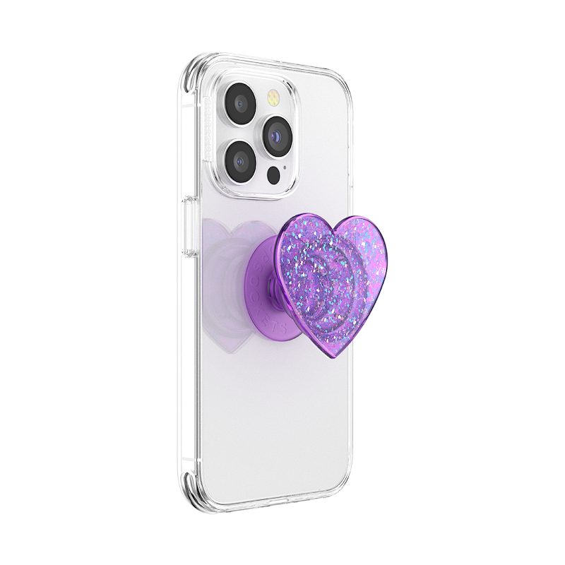 Iridescent Confetti Dreamy Heart — Adhesive PopGrip image number 7