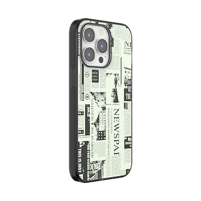 Secondary image for hover Hot off the Press Black &mdash; iPhone 13 Pro MagSafe Case