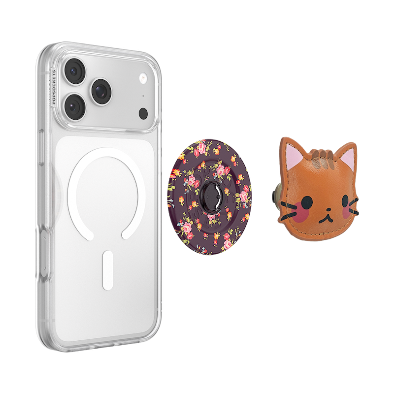 Stitched PU Cowboy Kitty &mdash; MagSafe PopGrip image number 5