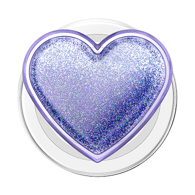 Secondary image for hover Tidepool Squishy Heart Lavender — MagSafe PopGrip