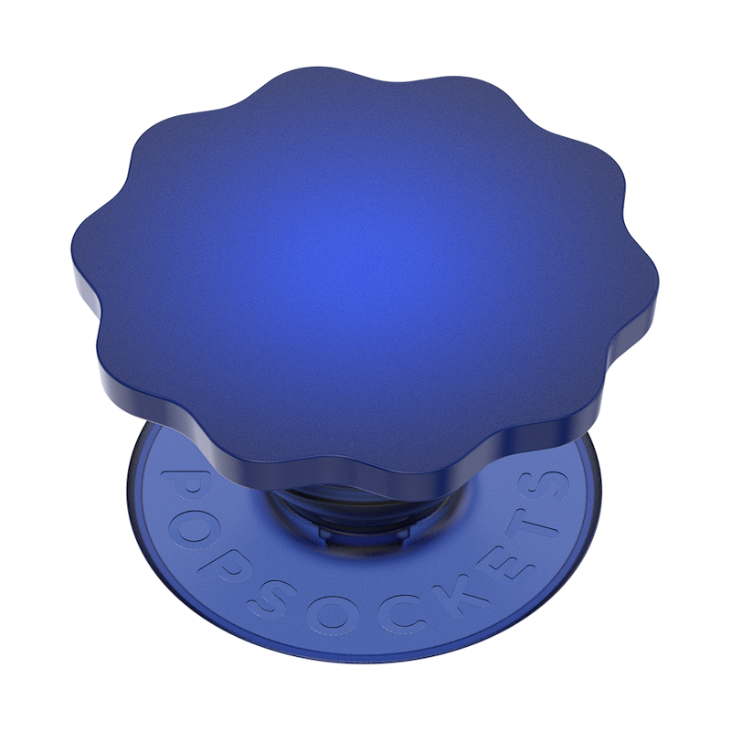 Molded Flower Cobalt &mdash; Adhesive PopGrip image number 0