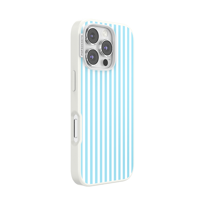 Soft Blue Stripe &mdash; iPhone 16 Pro MagSafe Case image number 1