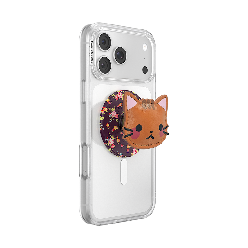 Stitched PU Cowboy Kitty &mdash; MagSafe PopGrip image number 9