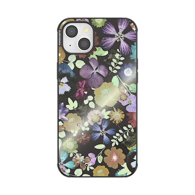 Pressed Flower After Dark &mdash; iPhone 14 Plus MagSafe Case