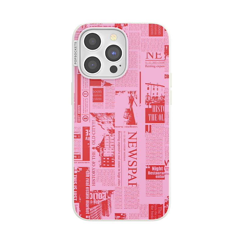 Hot off the Press Pink &mdash; iPhone 15 Pro Max MagSafe Case image number 0