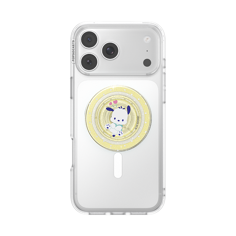 Pochacco Yellow Glitter &mdash; MagSafe PopGrip image number 5