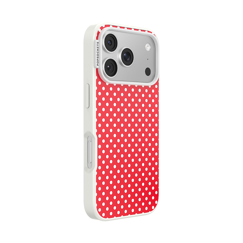 Cherry Red Polka Dot &mdash; iPhone 17 Pro MagSafe Case image number 1