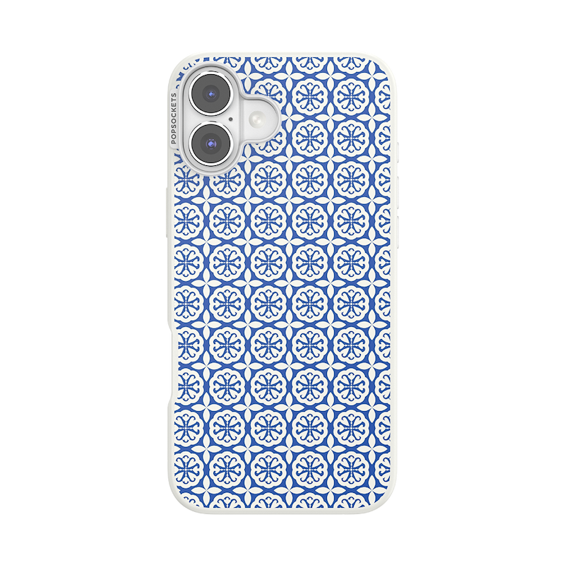Navy Mosaic &mdash; iPhone 16 Plus MagSafe Case image number 0