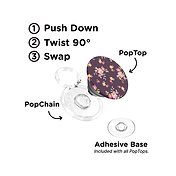 Ditsy Floral Noir &mdash; PopTop image number 2