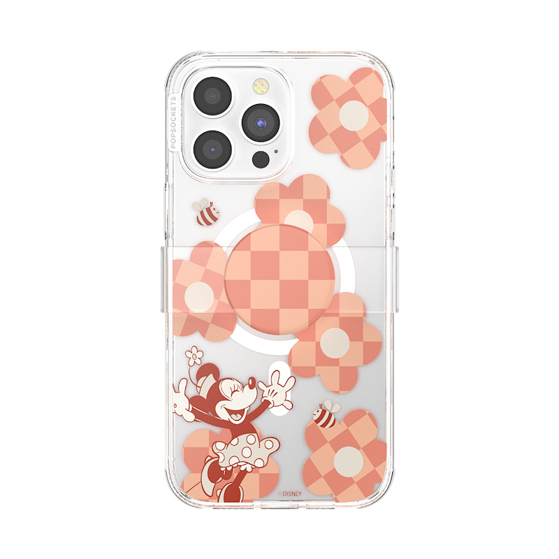 Minnie Checkered Flower&nbsp; &mdash; iPhone 14 Pro Max MagSafe Case image number 0