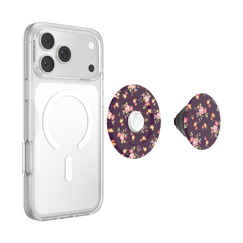 Ditsy Floral Noir &mdash; MagSafe PopGrip image number 3